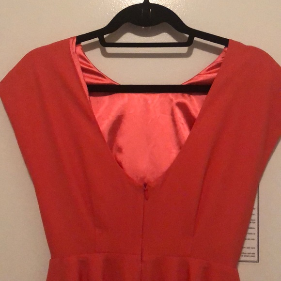 Coral Cap Sleeve Dress - Picture 3 of 3